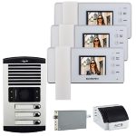 آیفون تصویری الکتروپیک مدل 1196 با پنل 1086 – پک کامل 1 تا 10 واحدی - تصویر 3