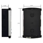 پنل آیفون تصویری الکتروپیک 2 واحدی مدل 1086 - تصویر 3