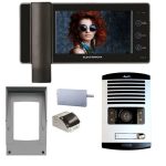 آیفون تصویری الکتروپیک مدل 1294با پنل 1086 و قاب بارانگیر – پک کامل 1 تا 10 واحدی