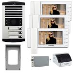 آیفون تصویری الکتروپیک مدل 1294با پنل 1086 و قاب بارانگیر – پک کامل 1 تا 10 واحدی - تصویر 4